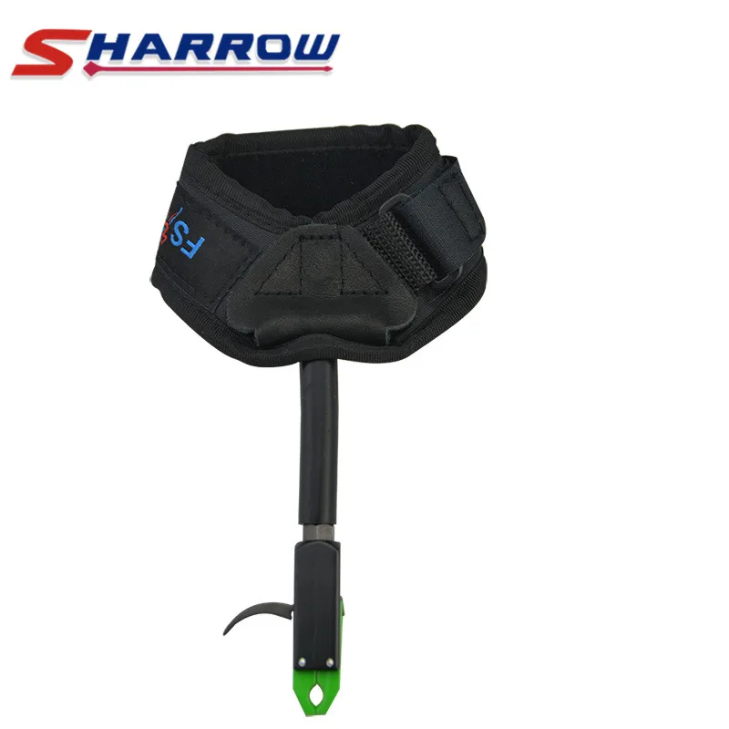 1Pc Compound Bow Release Durable Strength Saving Release Aid Strap Pro Trigger Wristband For Outdoor Shooting Accessories durable trunk lid lock release switch boot release handle tailgate open button auto accessories for hyundai i10 2013 2021