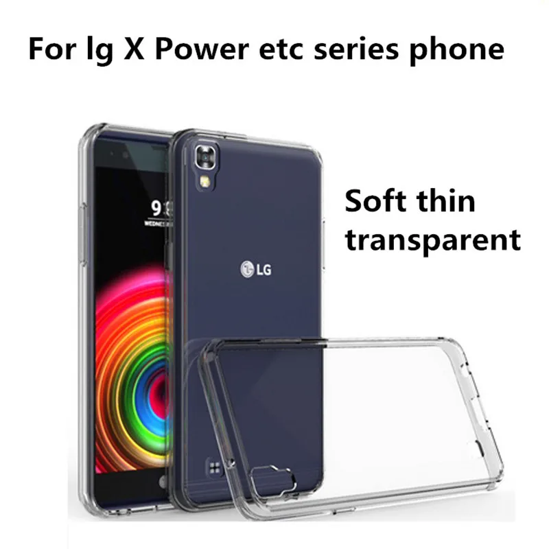 Чехол для телефона LG G5 G6 G7 G8 Q60 мягкий тонкий прозрачный чехол X Power V30 Plus V40 ThinQ V20 G8S K8