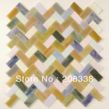 

Glass tile mosaic for kitchen bathroom,TIFFANY glass mosaic