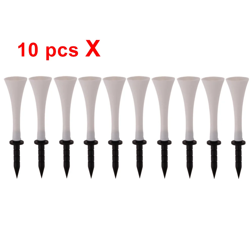 83mm Plastic golf tees 100pcs Rubber Cushion For Golfer Traning Aids Golf Tee Set White Pink Blue 3 Colors 83mm Plastic golf tees 100pcs Rubber Cushion For Golfer Traning Aids Golf Tee Set White Pink Blue 3 Colors