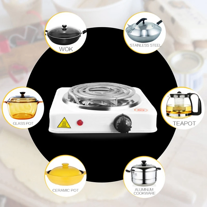 Электрическая печь 1000 Вт горячая плита кухня приготовления подогреватель кофе кальян горелки курительные трубы Уголь Мини горячие плиты