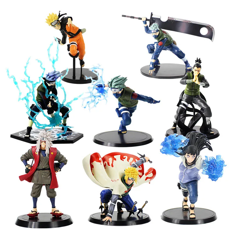 

Naruto Shippuden Uzumaki Naruto Gals Hyuuga Hinata Jiraiya Haruno Figure Naruto PVC Figures Toy Collection Model Toys