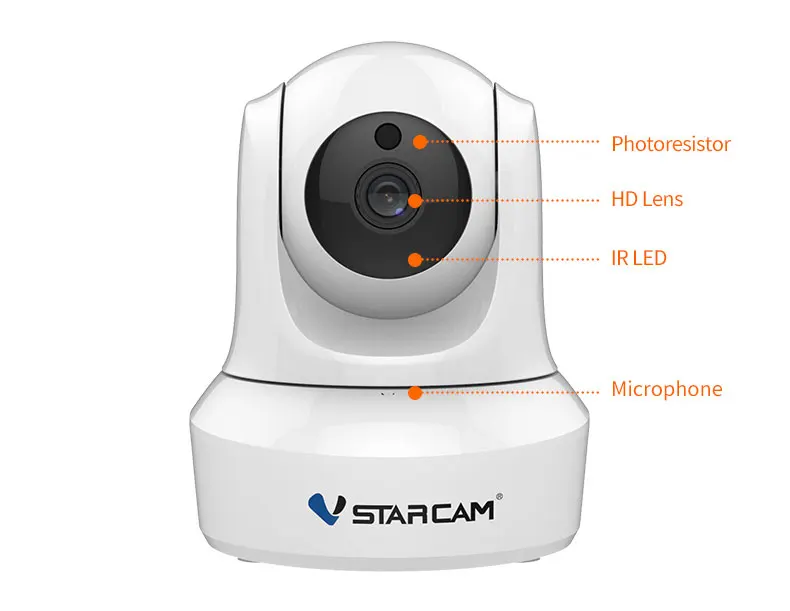 VStarcam 1080P радионяня HD Беспроводная IP камера CCTV WiFi домашняя Камера видеонаблюдения для безопасности iOS/Android двухстороннее аудио c29s