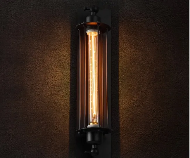 

Loft vintage wrought iron wall lights Europe American rustic industrial wall light edison wall lamps for home decor