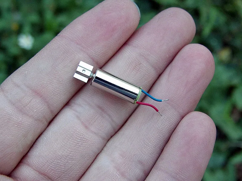 

Free shipping 5 pcs 6MM*15.3MM DC1.5V-5V Miniature Hollow Cup Vibration Motor Strong Vibration use for phone/tools/toys/DIY