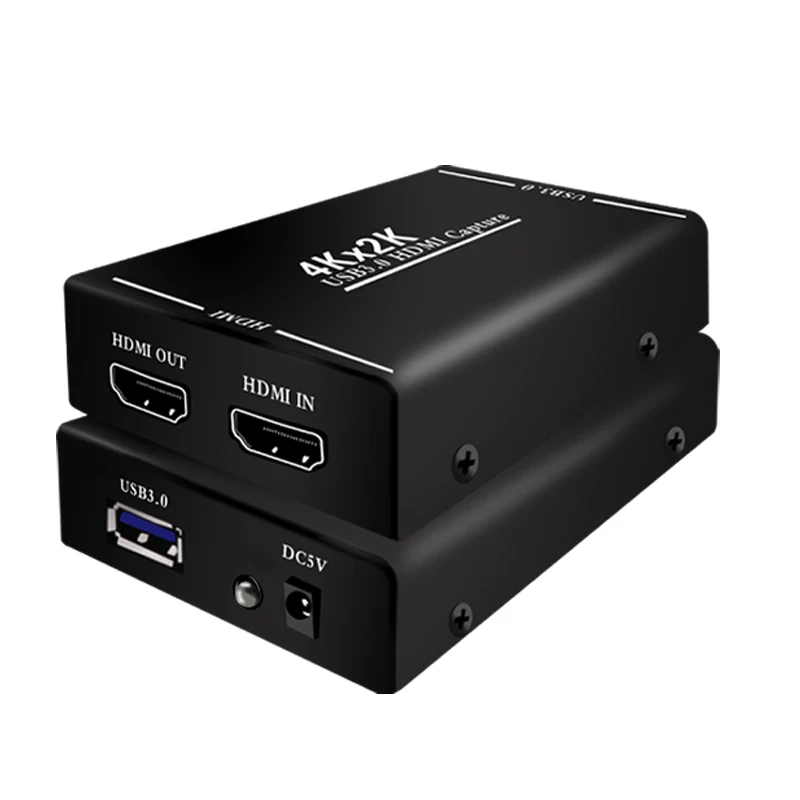 

4Kx2K HDMI to USB3.0 1080P 60FPS HDMI Video Capture Card Recording Box for MAC Windows Linux Phone Game Live Streaming Broadcast