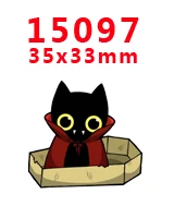 30 шт мультфильм персонаж плоское украшение из смолы PR 15067 - Цвет: 15097