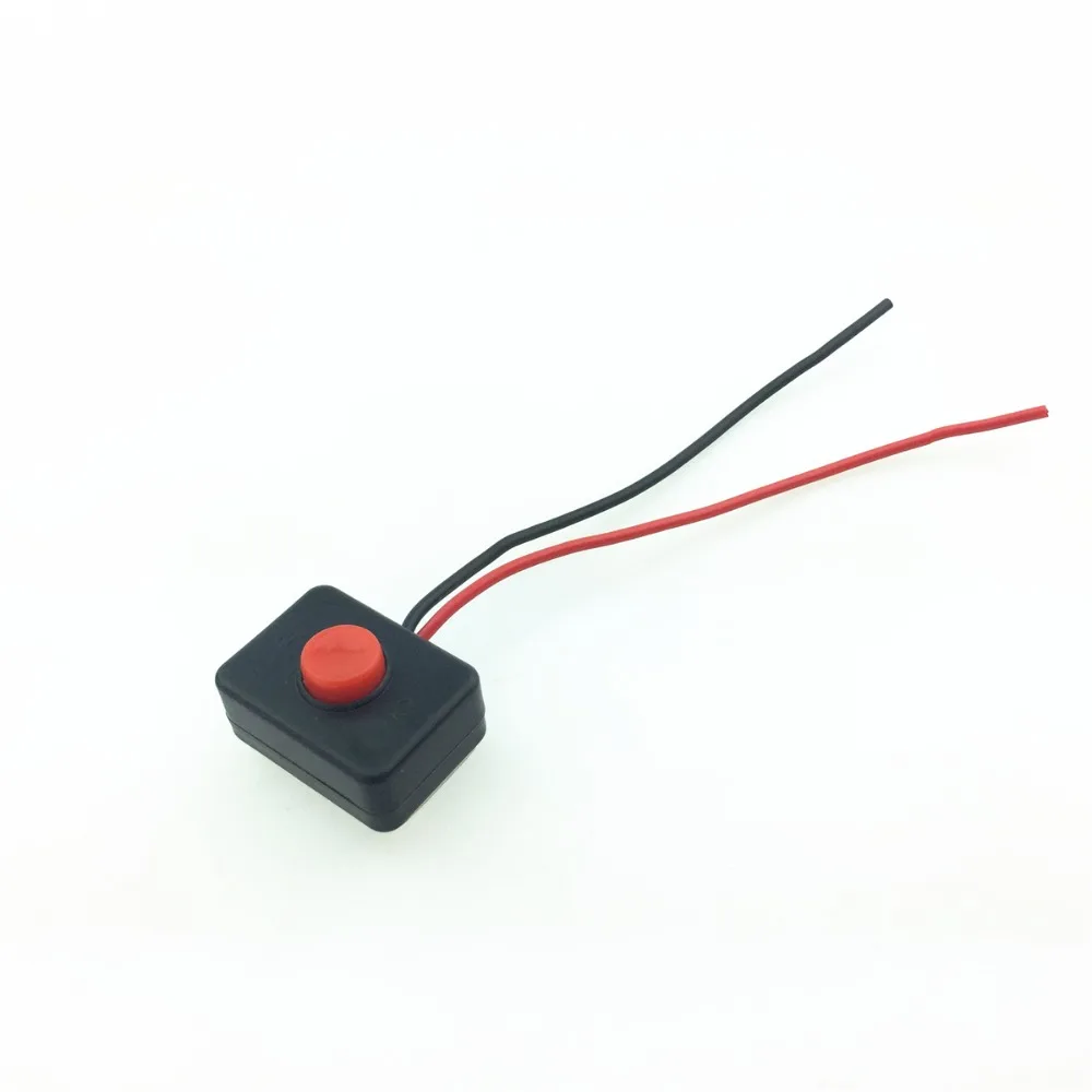 

STARPAD For Car modification button power off switch horn with line AC small switch 5pcs