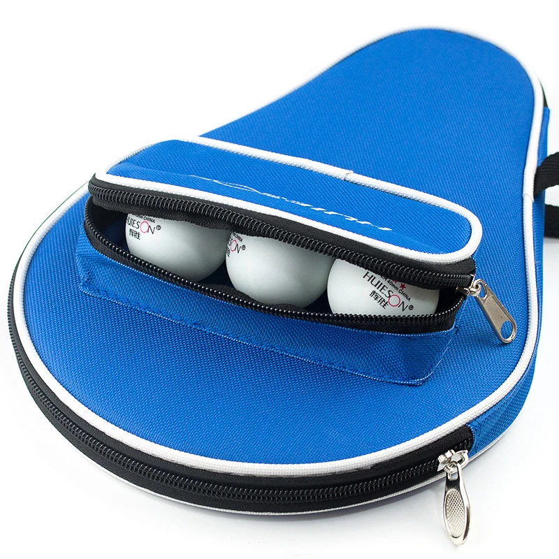 

Professional Oxford Table Tennis Racket Case with Outer Zipper Bag for Table Tennis Balls Key Money Table Tennis Accessories