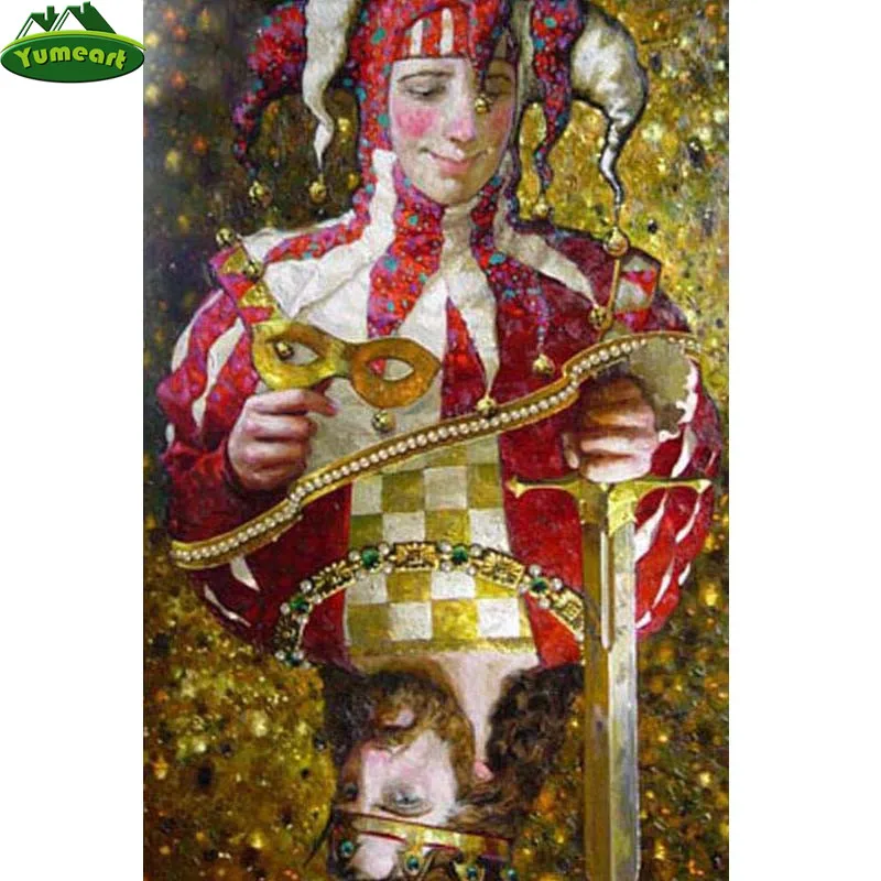Алмазная живопись по номерам YUMEART 5D сделай сам квадратная вышивка крестиком