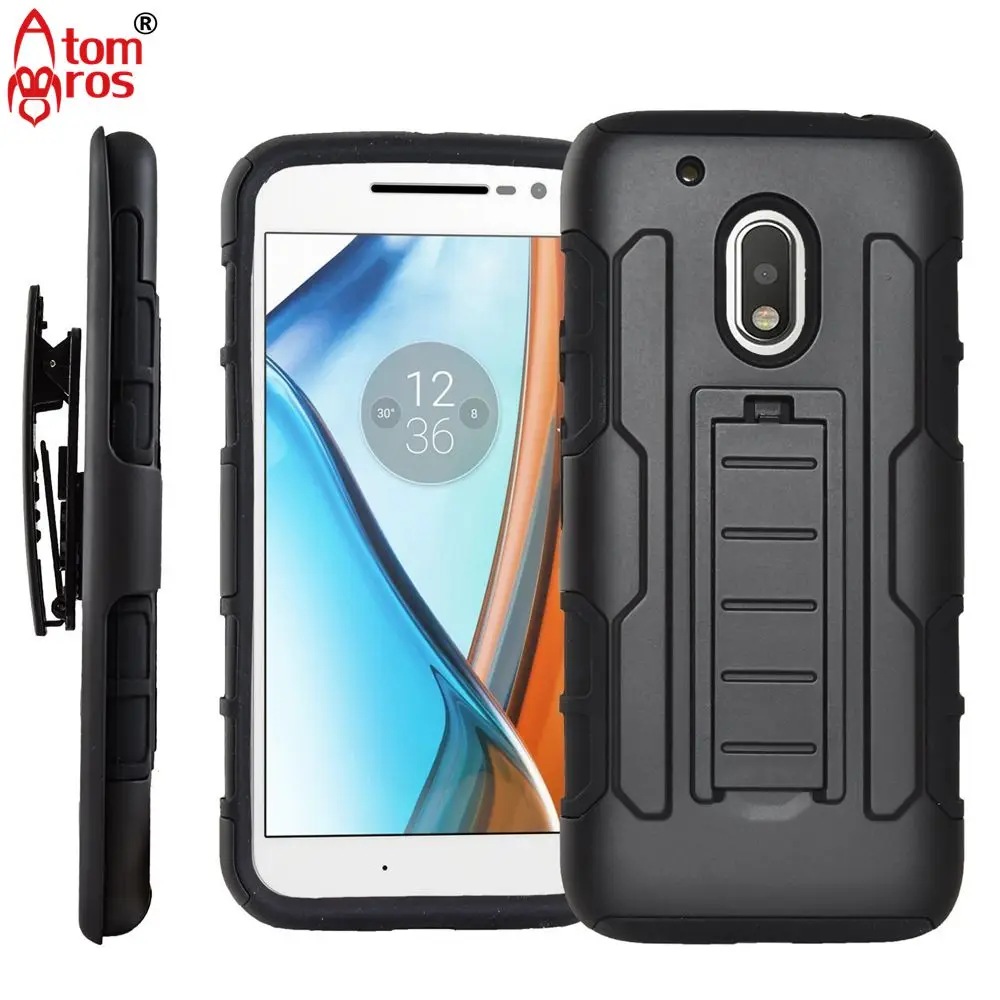 Cadorabo - Custodia Compatibile Con Motorola Moto G4 Play In Rosso Metallico - Coperchio Protettivo In Silicone Tpu Flessibile - Foto 6