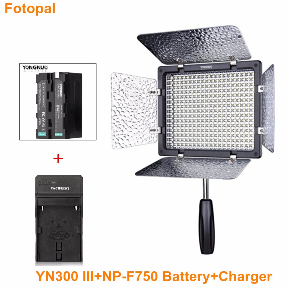 Yongnuo YN300-III Pro LED Video Light for DV Camcorder Canon Nikon Pentax Olympus Samsung Panasonic JVC 3200K-5500K with Battery Yongnuo YN300-III Pro LED Video Light for DV Camcorder Canon Nikon Pentax Olympus Samsung Panasonic JVC 3200K-5500K with Battery