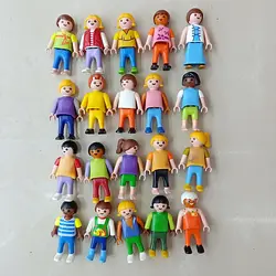 5 шт. случайный отправлен рисунки из мультфильма ПВХ оригинальный playmobil фигурки-игрушки аниме игрушки коллекция подарок для ребенка на день