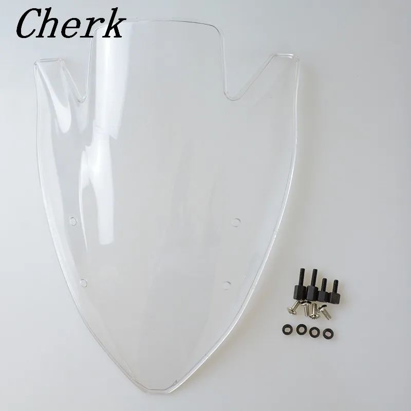 

Clear Motorcycle ABS Windshield Fairing Windscreen Double Bubble Screen For Kawasaki Z1000 2003-2006 05 04
