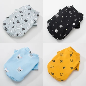 

OUYXR Spring Autumn Pet Clothes Fashion Keep Warm Dog Printed Costume Small Dog Kitten Coat for Chihuahua Yorkshire Teddy Jacket