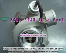 Free Ship GT25S 754743-5001S 754743-0001 754743 79526 Turbo Turbine Turbocharger For Ford Ranger 2004- NGD3.0 NGD 3.0 3.0L 162HP