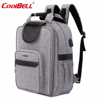 

Baby Diaper Nappy Bag Waterproof Diaper Backpack Multi-function Large Capacity Baby Bag with Stroller Straps