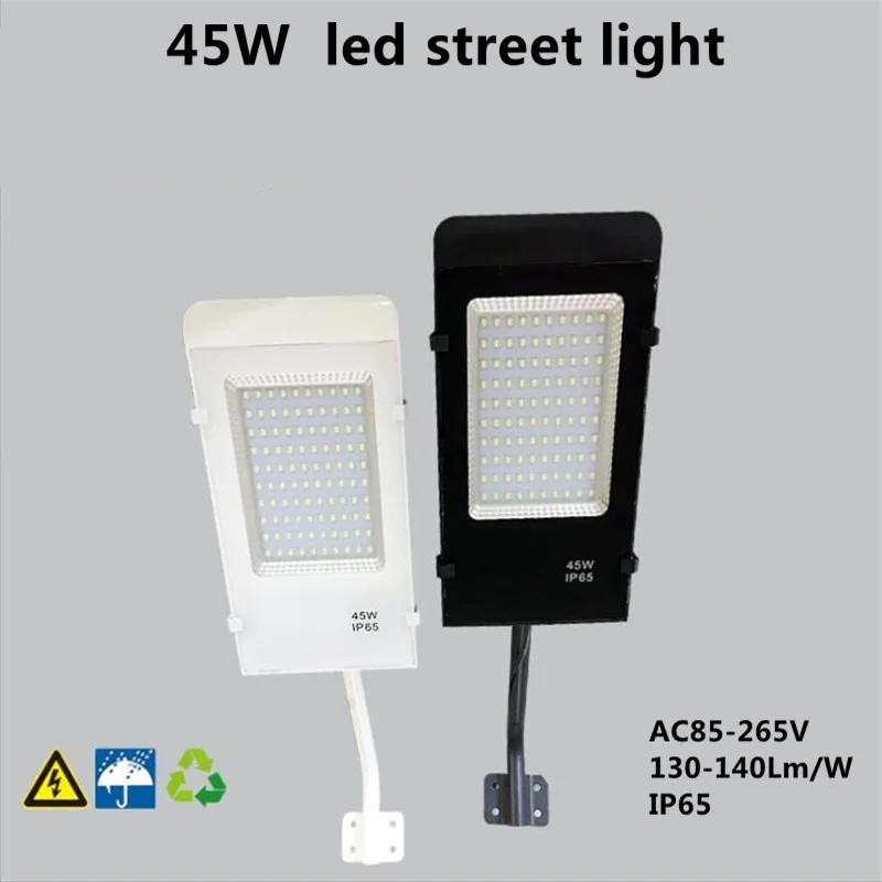 

45W 50W street light 130-140Lm/W waterproof IP65 SMD led chip AC85-265V with 40cm rod white/warm white emergency light road