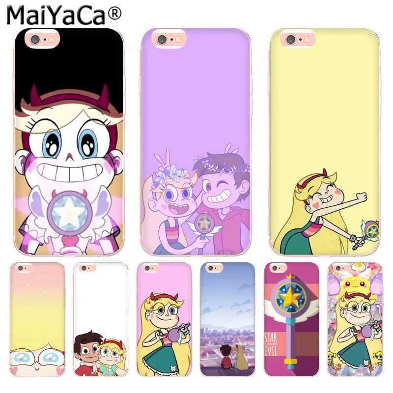 MaiYaCa Star vs the Forces of Evil роскошный модный чехол для телефона для iphone 11 pro 8 7 66S Plus X 5S SE XR XS MAX