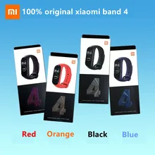 Xiaomi Mi band 4 smart heart rate фитнес-трекер 50 м водонепроницаемый 0,95 дюймовый цветной экран Bluetooth 5,0