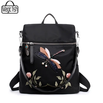 

New 2018 Good Quality Women's Backpack Famous Brands Fashion Lady Leather Backpack School Backpacks For Teenage Girls A3194/l