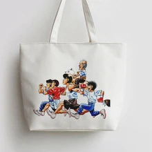 Аниме Hajime без Ippo японского Аниме Холст Tote сумки сумка для покупок с персонажем из мультфильма шоппер продуктовый мешок GA831