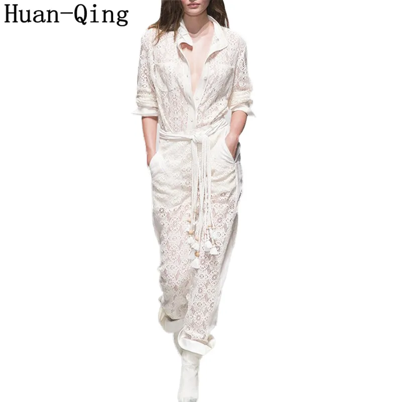 crochet lace jumpsuit