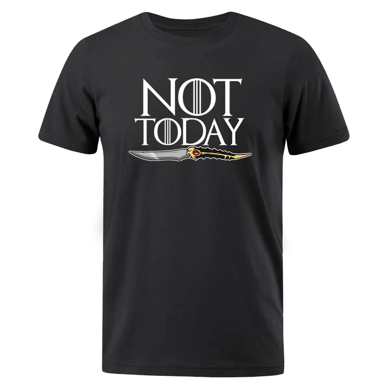 Dracarys/футболка «Игра престолов», футболка для мужчин, Arya Stark Not Today, унисекс, футболка для взрослых, Безликий дом, хлопковые летние футболки