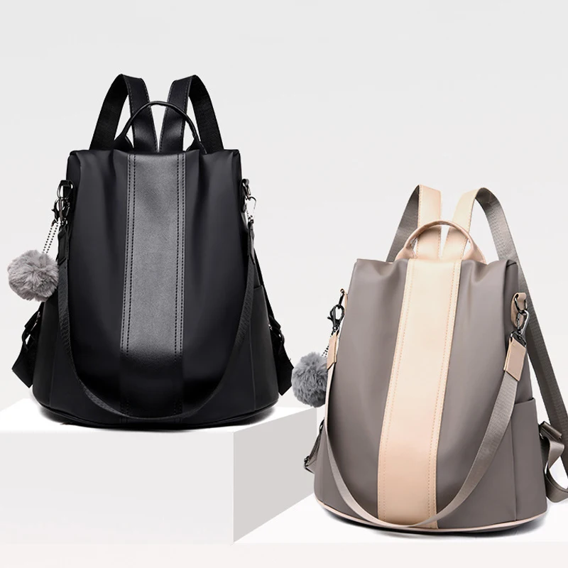  New Fashion Waterproof Casual Women Backpack Purse Anti-theft Rucksack Mochila Feminina School Shou - 4000023340607