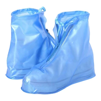 

Reusable Unisex Women Men Waterproof Protector Boots Cover Rain Shoes Anti-Slip PVC Rain Shoes 2018 New