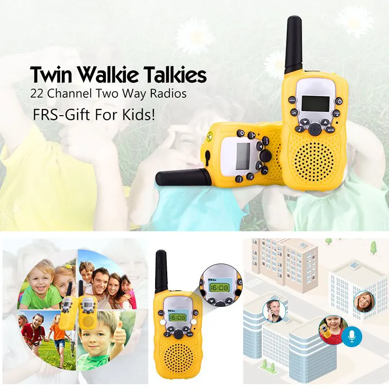 2 шт./компл. детская рация 22 канала|toy walkie talkie|children talkiewalkie talkie toy |