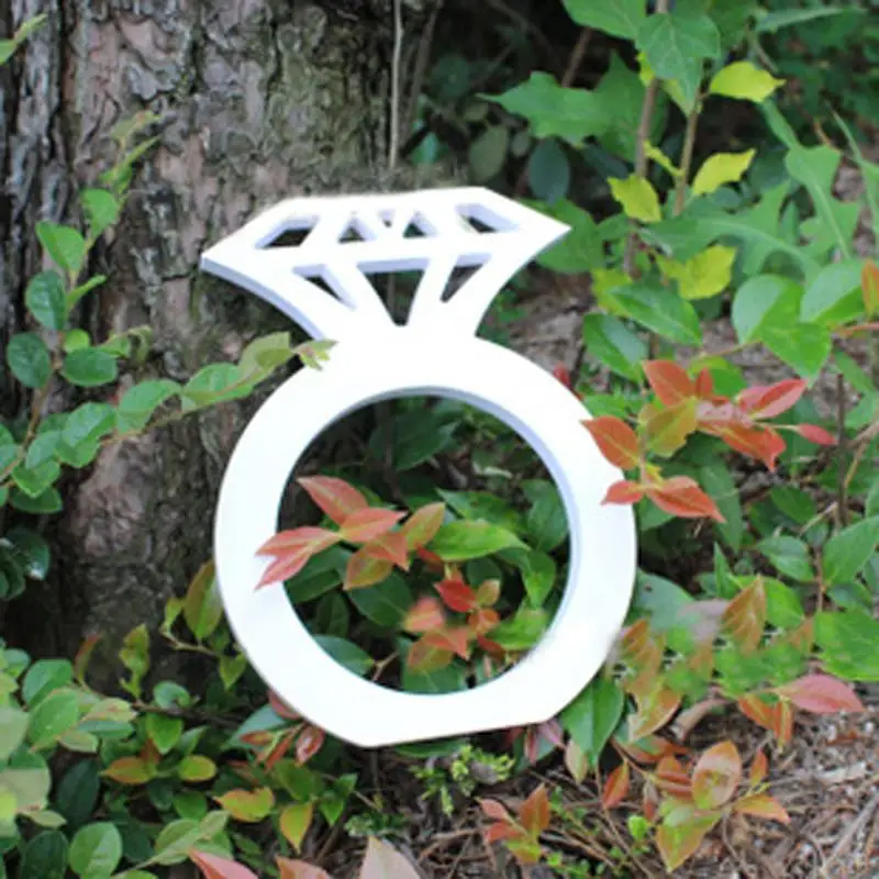 

Fashion Photographed props Holding Diamond ring Letter Party Gifts Home accessories photocall for weddings