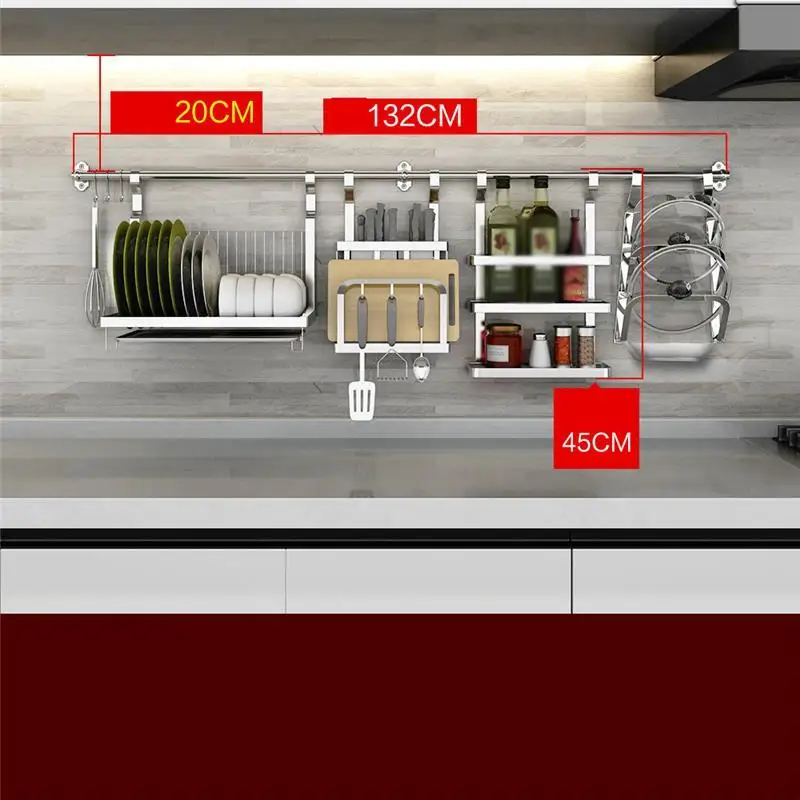 De Kuchnia принадлежности аксессуары органайзер для посуды из нержавеющей стали Cocina Органайзер Cozinha кухонная стойка - Цвет: MODEL V