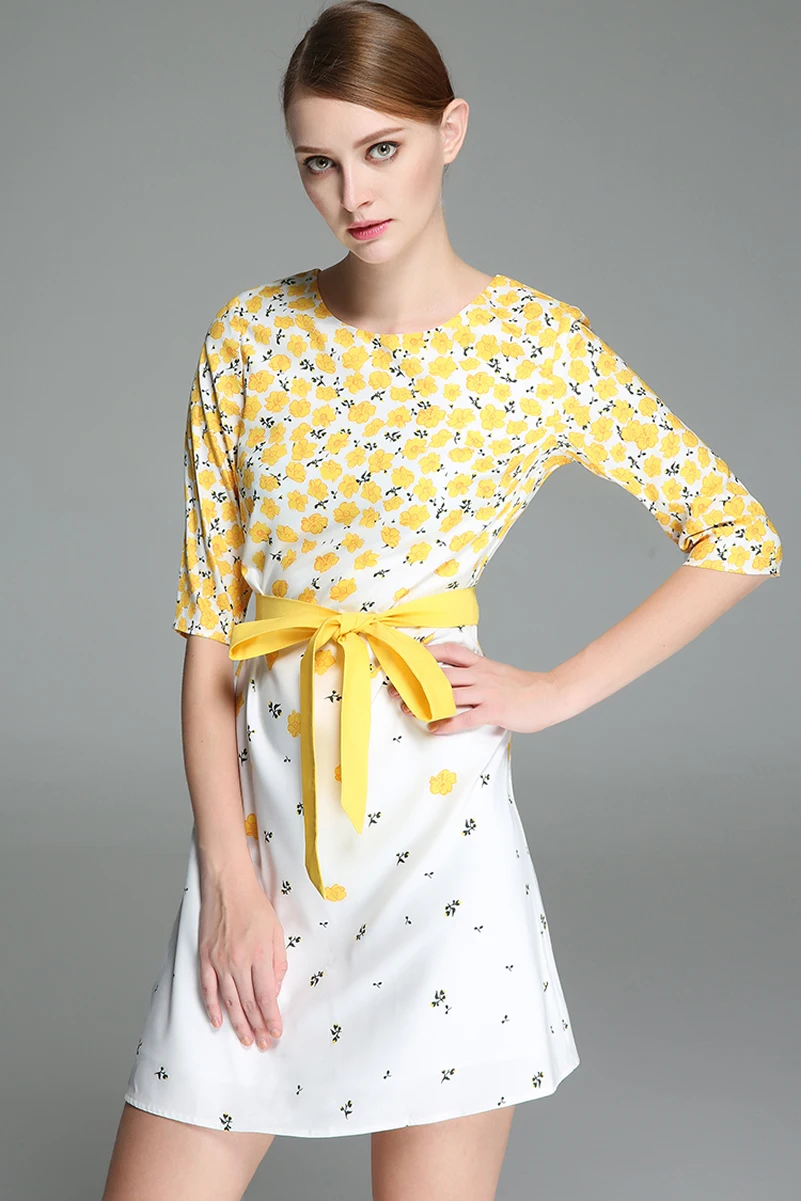 Yellow Flower Dress