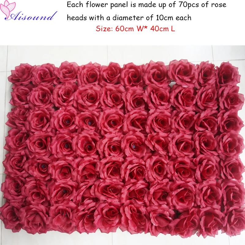 Burgundy flowers for decoration