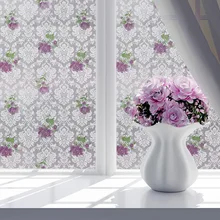 45 см* 200 см матовый непрозрачное стекло оконная пленка для уединенности клейкие стеклянные наклейки домашний Декор Смешанные цвета Туалет Ванная комната HQ21