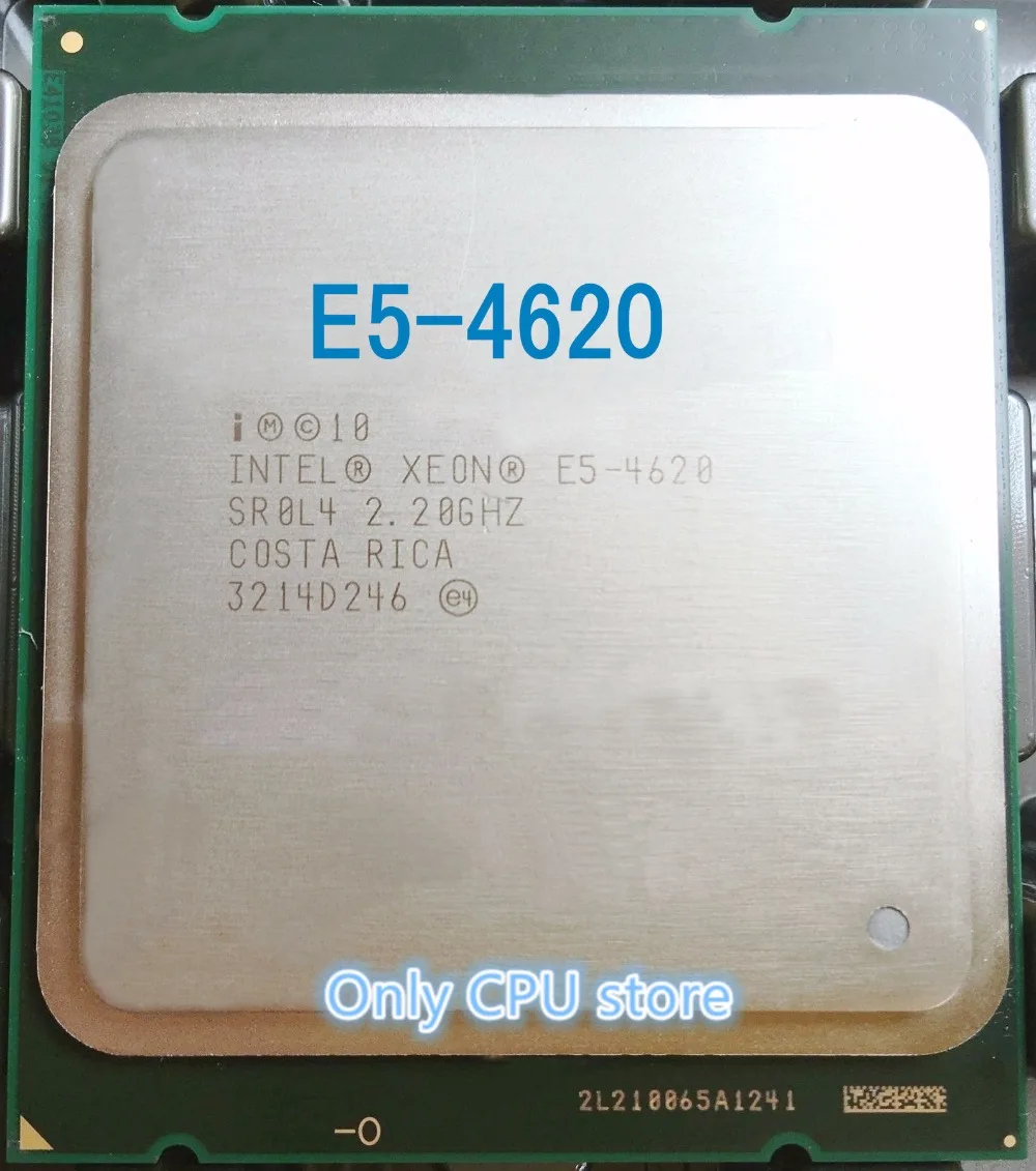 

E5-4620 Original Intel Xeon E5 4620 2.2GHZ 8-Core 16MB SmartCache FCLGA2011 95W free shipping