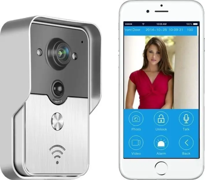 WIFI Color Video Door Phone Intercom System Motion Detection Peephole Wireless Doorbell Support App 720P IP Wifi Doorbell Camera WIFI Color Video Door Phone Intercom System Motion Detection Peephole Wireless Doorbell Support App 720P IP Wifi Doorbell Camera