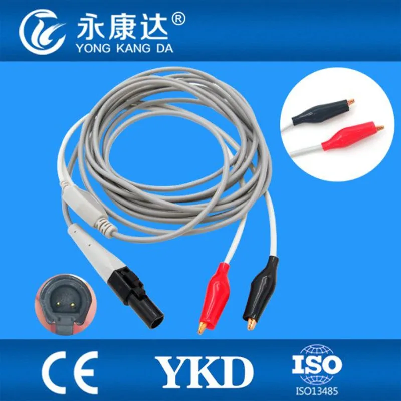 

Compatible with temporary pacing cable red and black crocodile clip