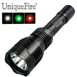 HS-802-XRE 300LM Spotlight фонарик красный/зеленый/белый свет 250 Яр дальний факел, Водонепроницаемый Открытый фонарик 3 режима
