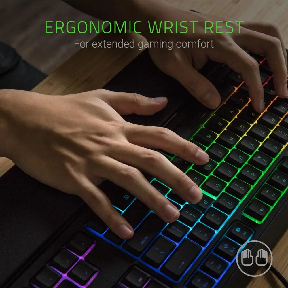 Игровая клавиатура razer Ornata Chroma мембранные переключатели клавиш настраиваемая RGB