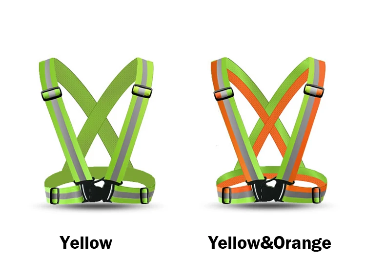 Светоотражающие Детская безопасность жилет полосы пояса для строительства трафика Склад безопасности Светоотражающие полосы для