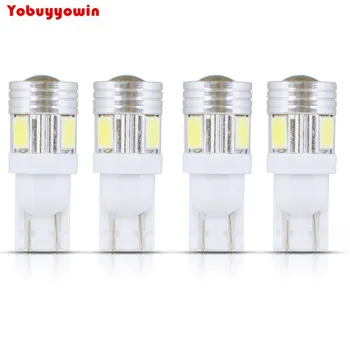 

4x 2W T10 6 LEDs SMD 5630 Ampoule Lampe Feu Blanc DC12V Lentille Auto Voiture