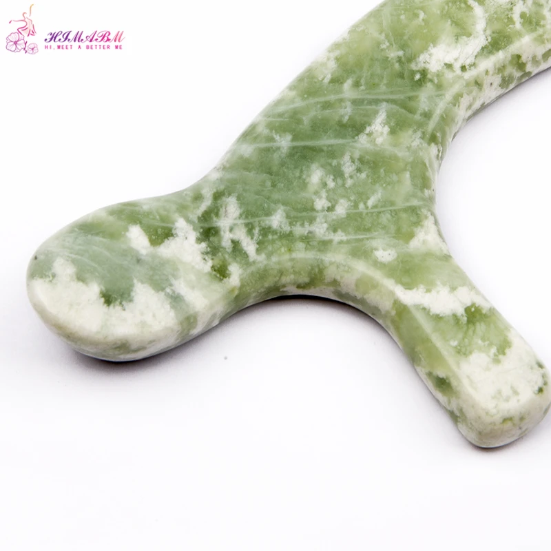 Natural light green jade guasha dial the reinforcement plantar acupoint saude masajeador point bar acupoints bar Natural light green jade guasha dial the reinforcement plantar acupoint saude masajeador point bar acupoints bar