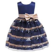 Kids Dresses For Girls Wedding Dress Elegant Children Princess Evening Party Dresses Toddler Flower Girls Dress flower girls dress the princess dress for girls 3d cotton fabric party dresses kids vase print vest royal clothing 4y 14y