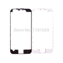 Черный, белый цвет ЖК-дисплей и сенсорный экран Рама Передняя панель опорный кронштейн для iPhone 6 6 г 4.7 дюймов+ 3 М клей 20 шт./лот