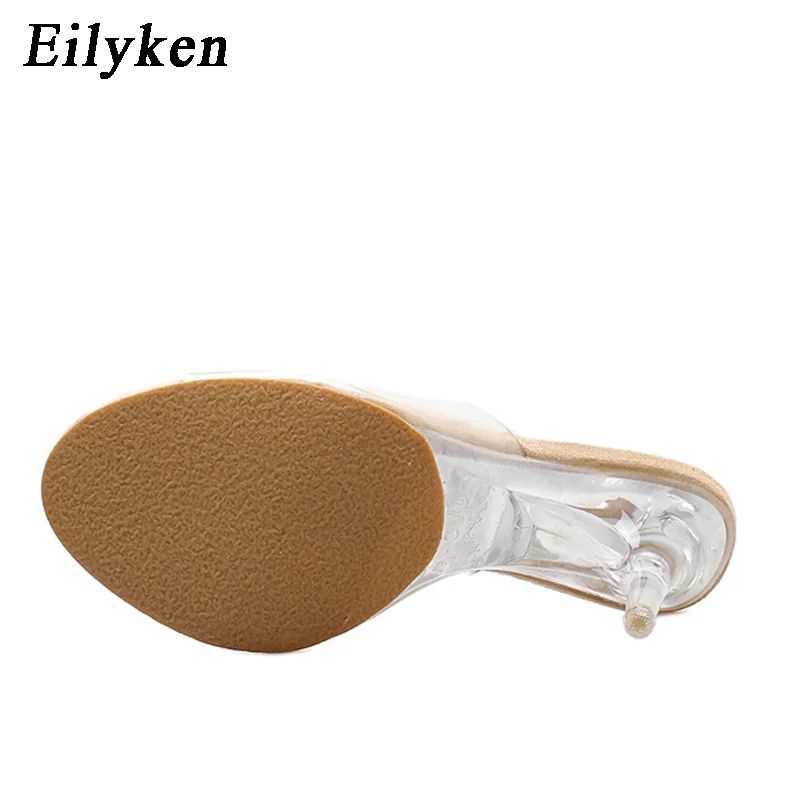 Eilyken/Новинка 2021 года Женские шлепанцы из пвх Прозрачные женские пикантные
