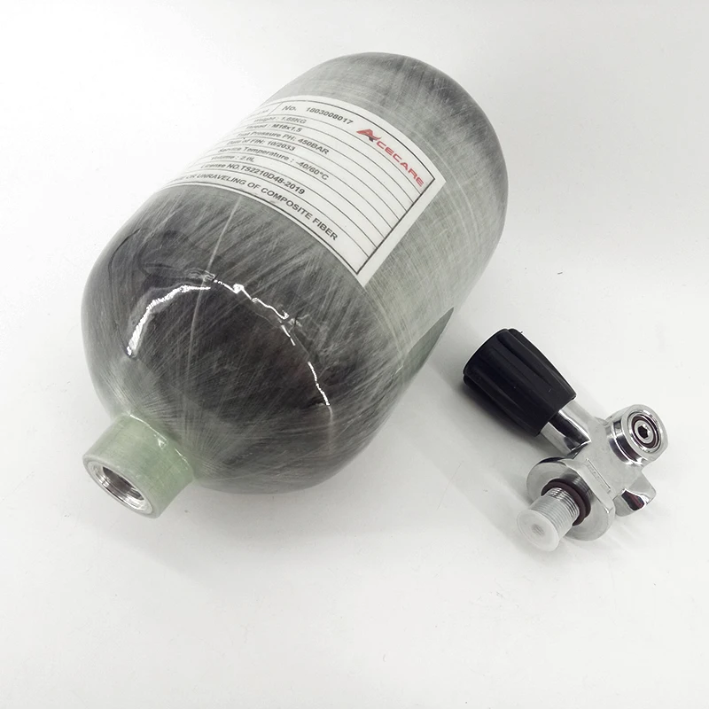 AC52051 2L CE 4500Psi Mini Scuba Paintball/PCP Air Tank for Airsoft Pcp Air Gun/Air Rifle with YOKE Valve Airforce Condor