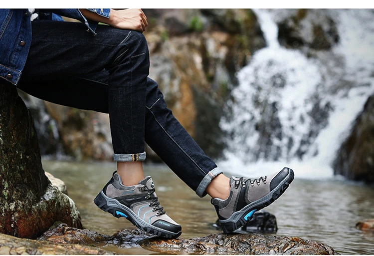 JINTOHO новая мужская уличная походная обувь спортивные кроссовки для мужчин Уличная альпинистская обувь дешевая горная обувь спортивные кроссовки