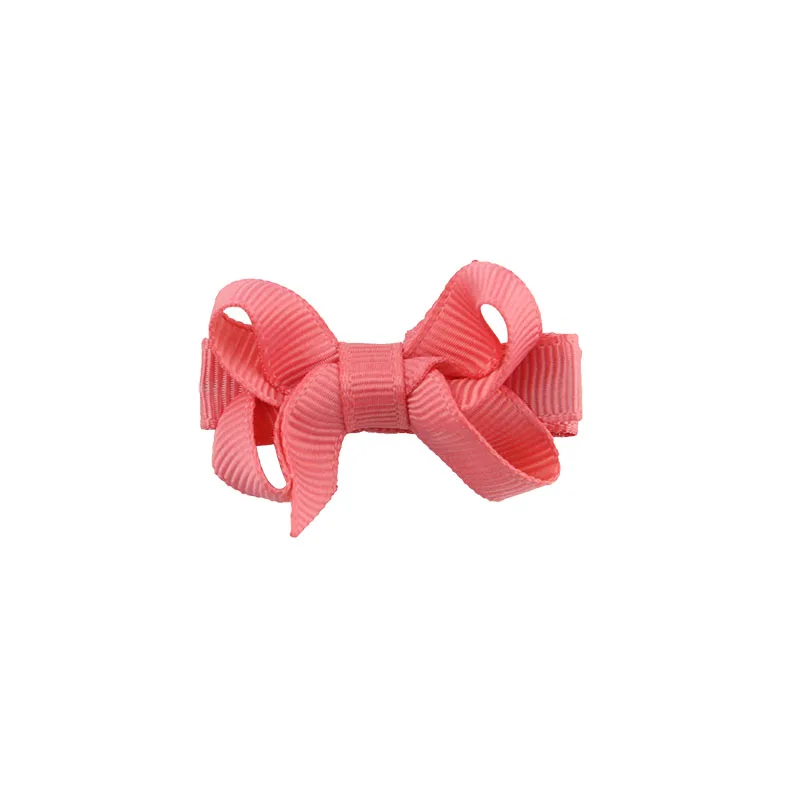 High quality Lovely Hair Clip Girls Hair Bows Hairpins Grosgrain Ribbon hair clips kids hair accessories  (16)